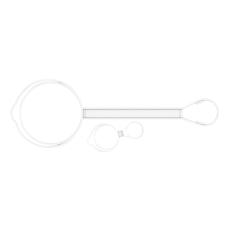 Racket Type Plasthenger for infusjonsflaske