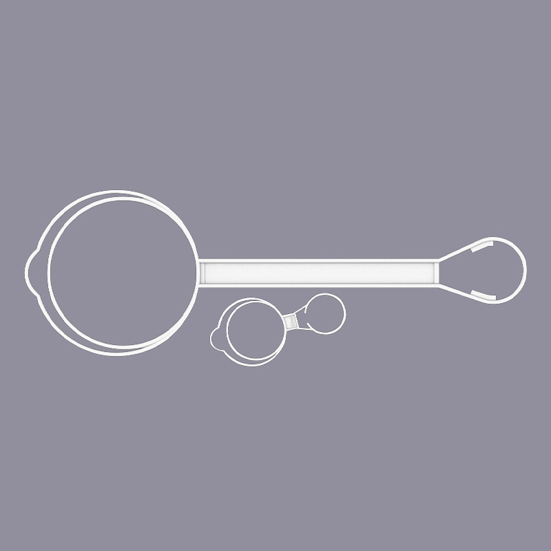 Racket Type Plasthenger for infusjonsflaske